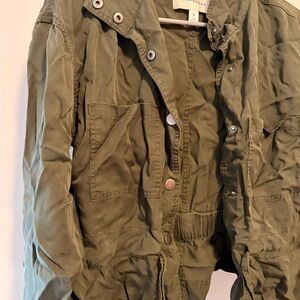 POPSUGAR Olive Utility Shirt Jacket